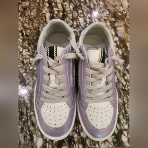 Purple and White Sneakers, Worn Once